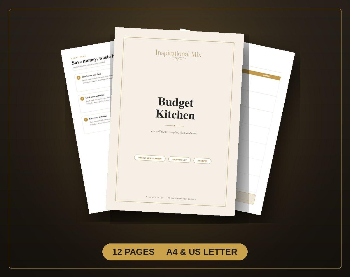 Budget Meal Planning Kit